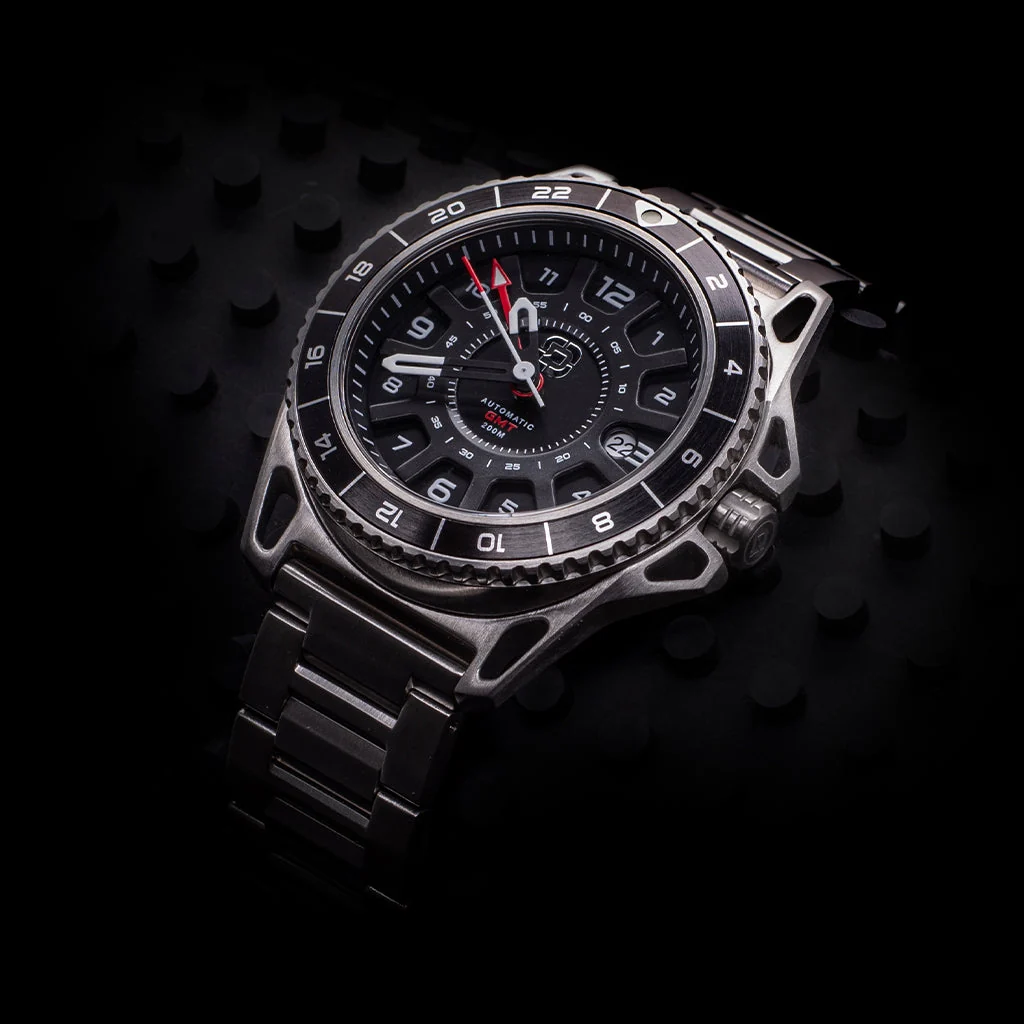 GMT-01 - Automatic GMT Watch with Metal Bracelet - Image 3
