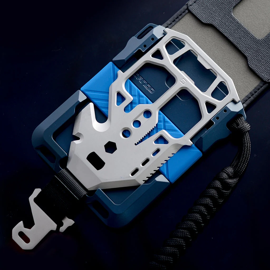 M1 Maverick™ Bifold Wallet - Spec-Ops - 4 Pocket DTEX - Blueline - Image 6