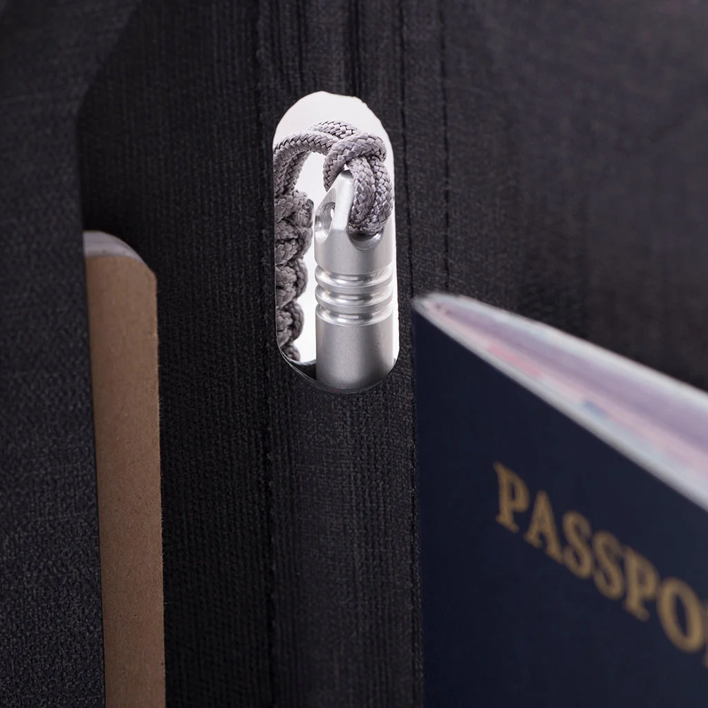 P02 Pioneer™ Travel Wallet with Pen & Notebook - Image 12