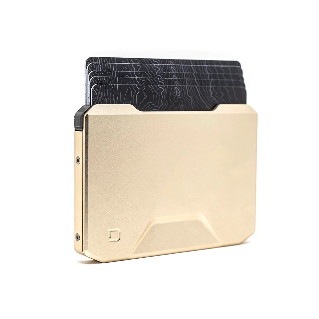 SK1 Special Edition Champagne Gold Slide Kick Wallet - Image 6
